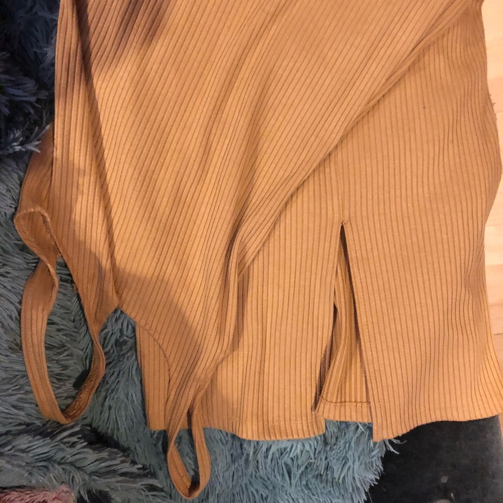 Urban Outiftters yellow ribbed bodycon dress - Picture 5 of 5